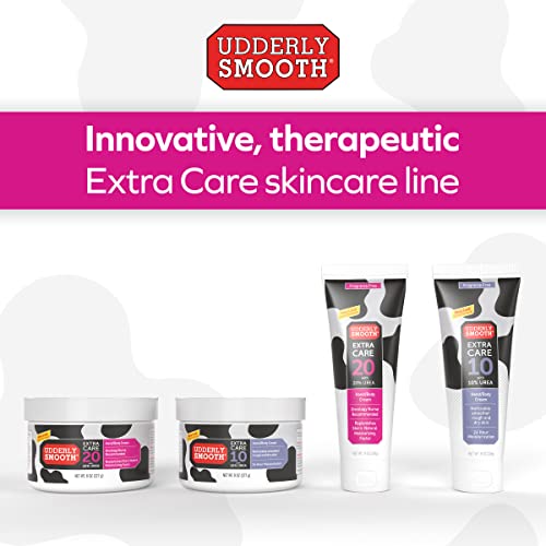 Udderly Smooth Extra Care Cream with 20% Urea - Relief for Treatment-Related Dry and Peeling Skin (8 oz)