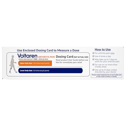 Voltaren Arthritis Pain Gel - Prescription-Strength Topical Joint Pain Relief (2 x 3.5 oz Tubes)