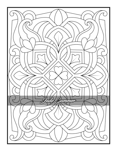 100 Amazing Patterns Adult Coloring Book - Therapeutic Relaxation During Treatment
