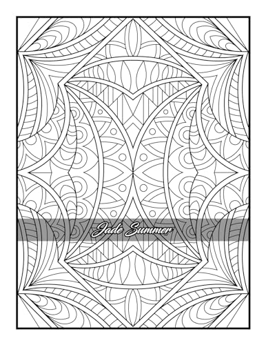 100 Amazing Patterns Adult Coloring Book - Therapeutic Relaxation During Treatment