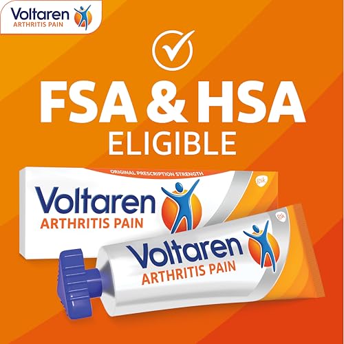 Voltaren Arthritis Pain Gel - Prescription-Strength Topical Joint Pain Relief (2 x 3.5 oz Tubes)