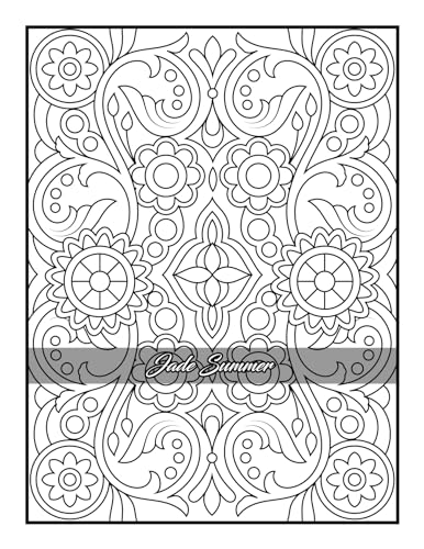 100 Amazing Patterns Adult Coloring Book - Therapeutic Relaxation During Treatment