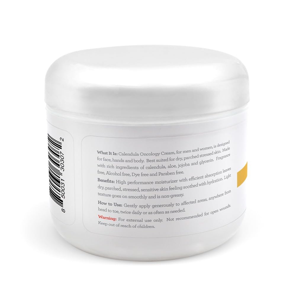 PhysAssist Oncology Calendula Cream - Radiation and Chemotherapy Skin Relief (Fragrance-Free, 4 oz)