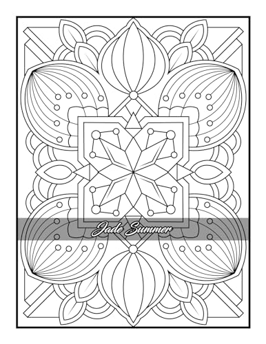 100 Amazing Patterns Adult Coloring Book - Therapeutic Relaxation During Treatment