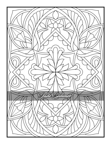 100 Amazing Patterns Adult Coloring Book - Therapeutic Relaxation During Treatment