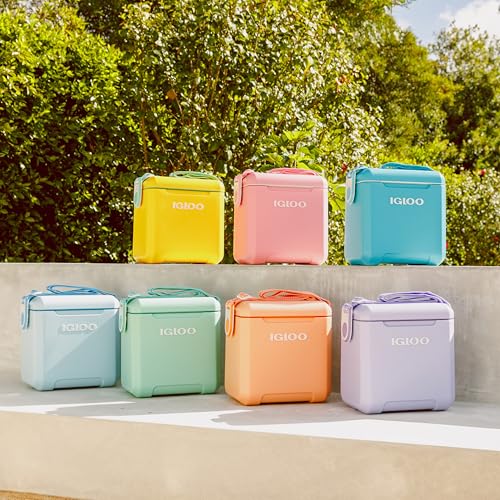 Igloo 11-Quart Crossbody Cooler - Slightly Larger and Hands-Free Cold (Seafoam)