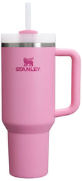 STANLEY 40oz Quencher Tumbler with Handle and Straw (Peony Pink)
