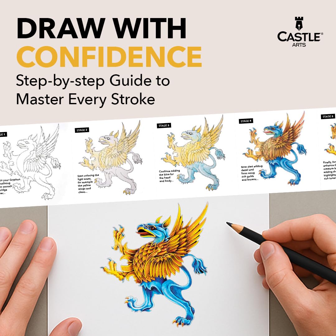 72-Color Premium Colored Pencil Set - Vibrant smooth quality pencils (Zip Case)