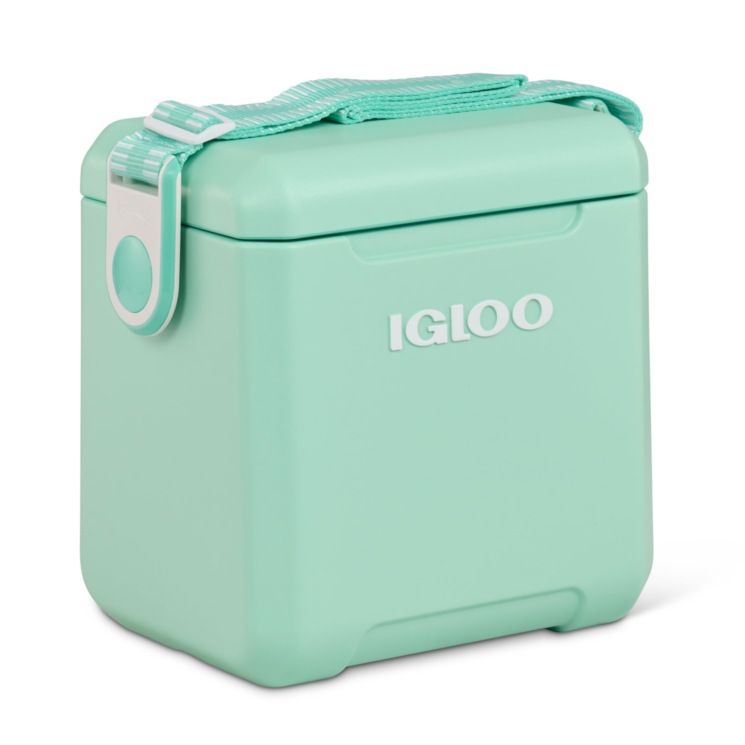 Igloo 11-Quart Crossbody Cooler - Slightly Larger and Hands-Free Cold (Seafoam)