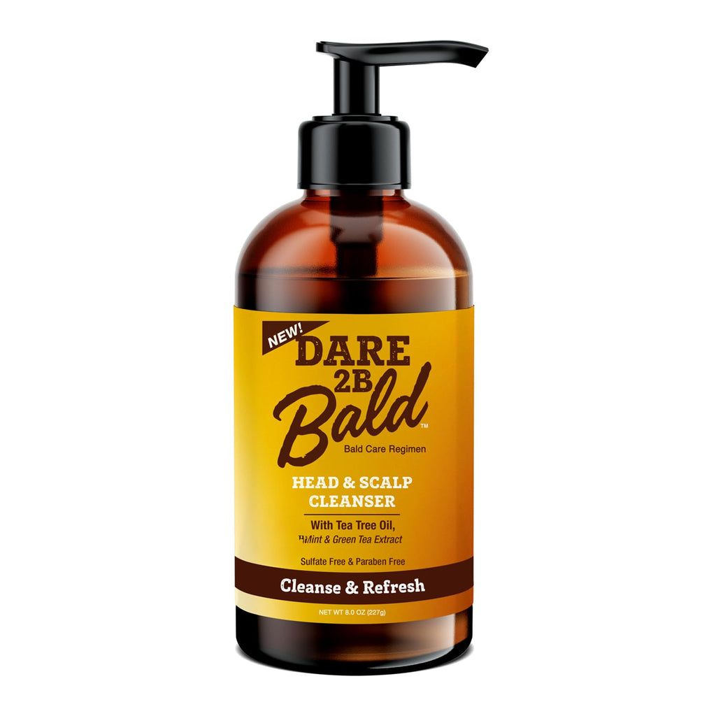 Head & Scalp Cleanser - Gentle Care for Chemotherapy Hair Loss (Tea Tree & Mint, 8 oz)