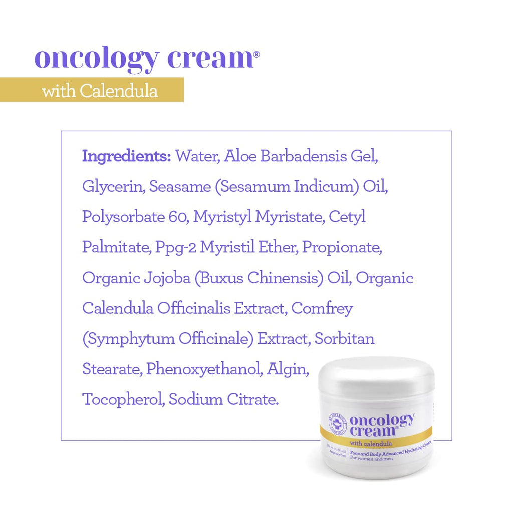 PhysAssist Oncology Calendula Cream - Radiation and Chemotherapy Skin Relief (Fragrance-Free, 4 oz)
