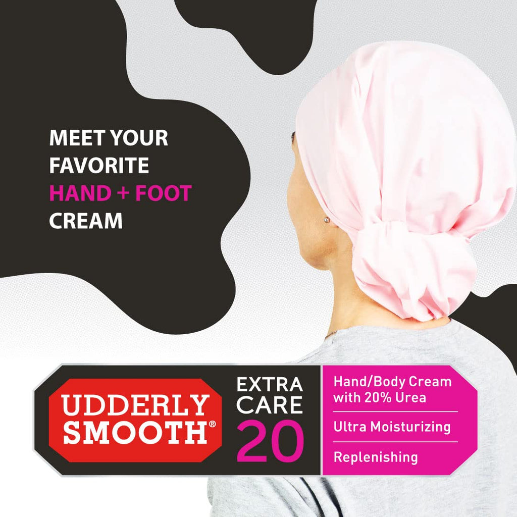Udderly Smooth Extra Care Cream with 20% Urea - Relief for Treatment-Related Dry and Peeling Skin (8 oz)