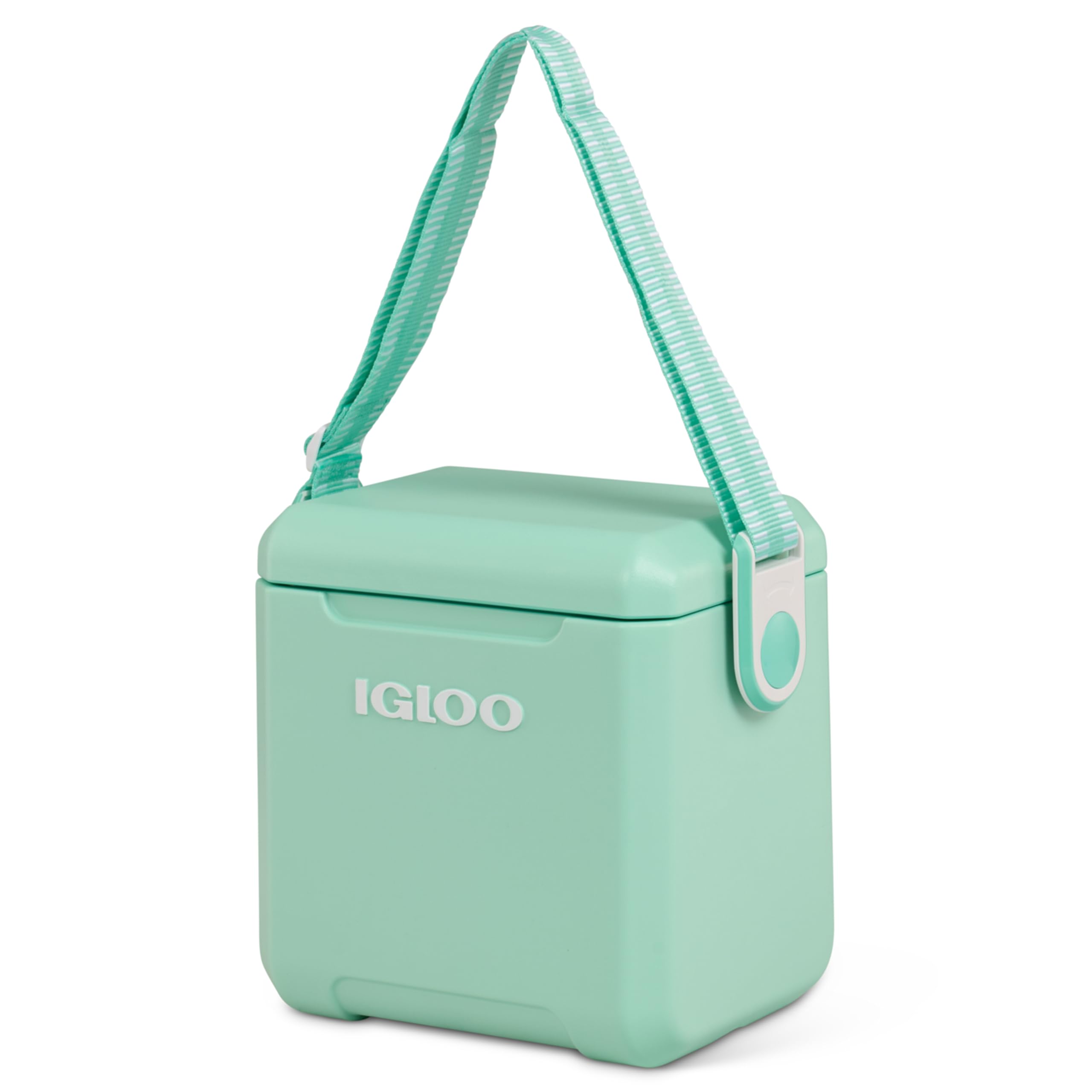 Igloo 11-Quart Crossbody Cooler - Slightly Larger and Hands-Free Cold (Seafoam)