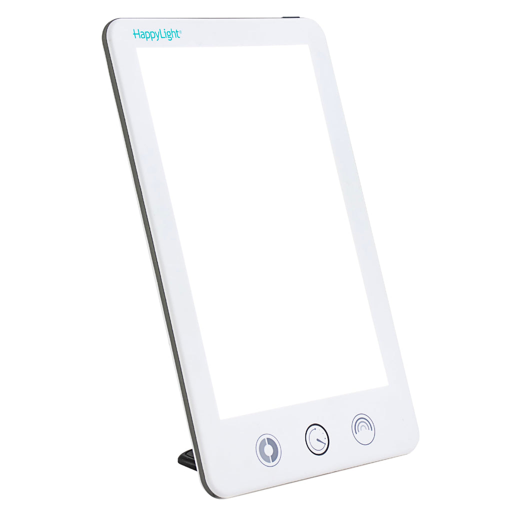 Verilux HappyLight Touch Plus - 10,000 Lux Light Therapy for Treatment Fatigue and Mood (UV-Free, Adjustable)