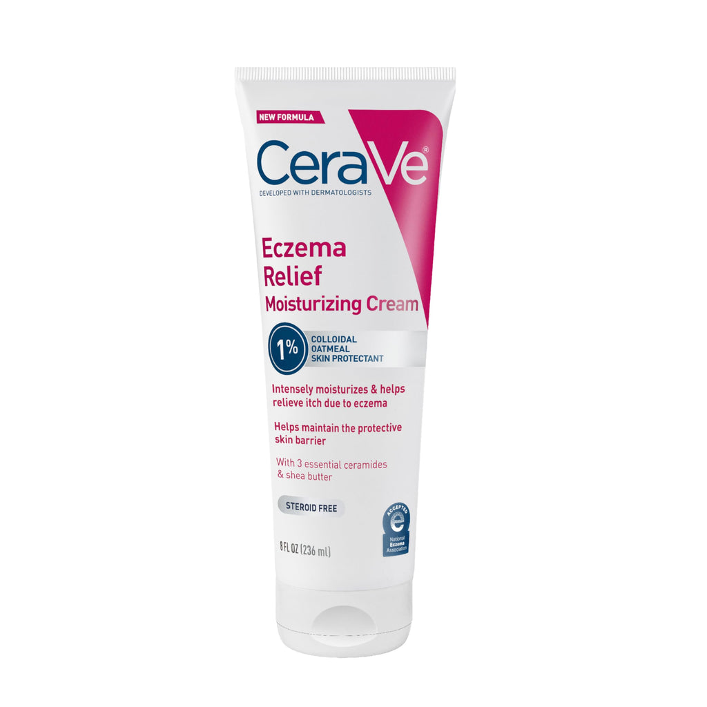 CeraVe Eczema Relief Moisturizing Cream - Soothing Itch Relief for Treatment-Sensitive Skin