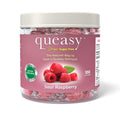 Queasy Drops Sugar-Free Lozenges - Natural Nausea Relief for Chemotherapy (Raspberry, 100 Count)