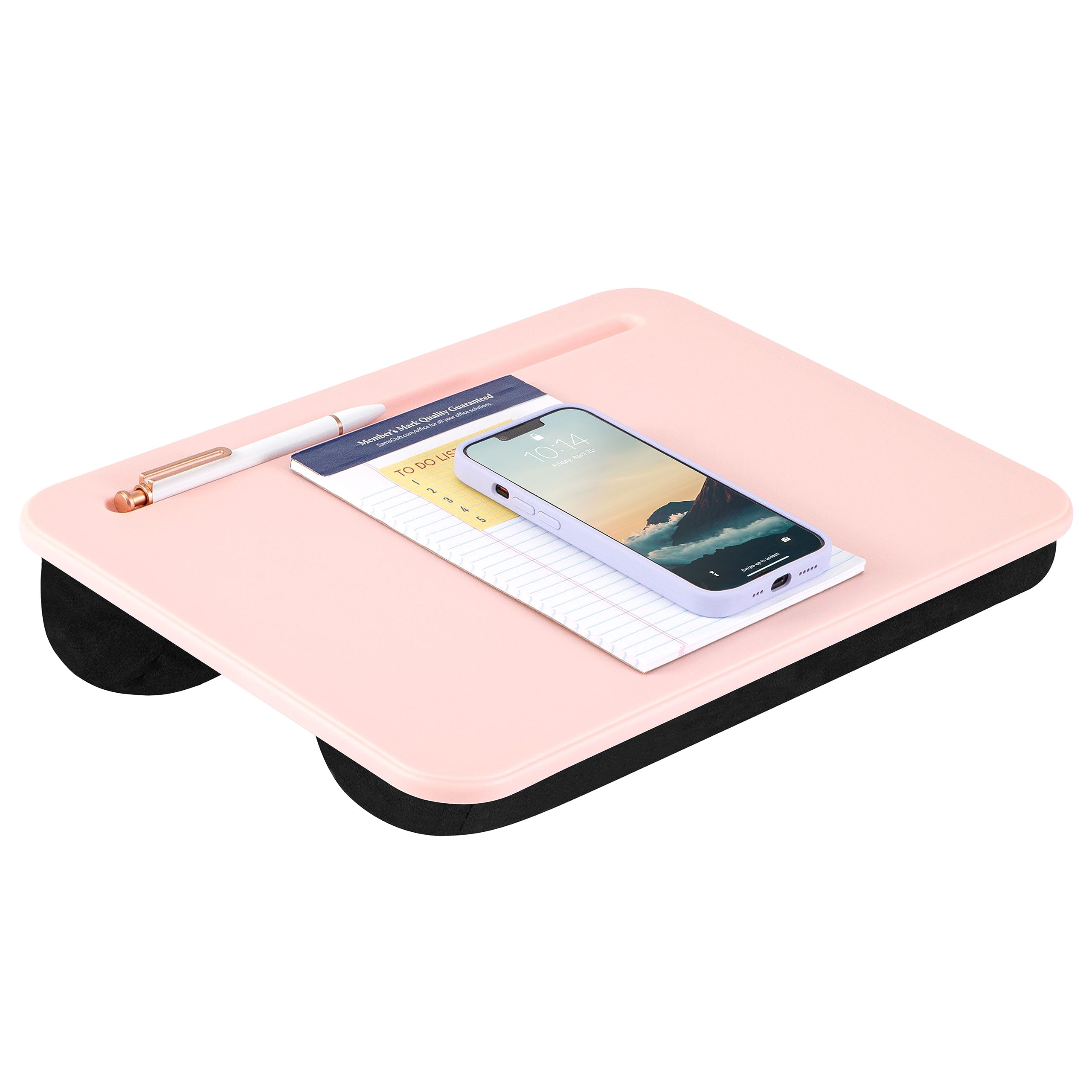 Compact Lap Desk - Fits up to 15 Inch Laptops (Pink)