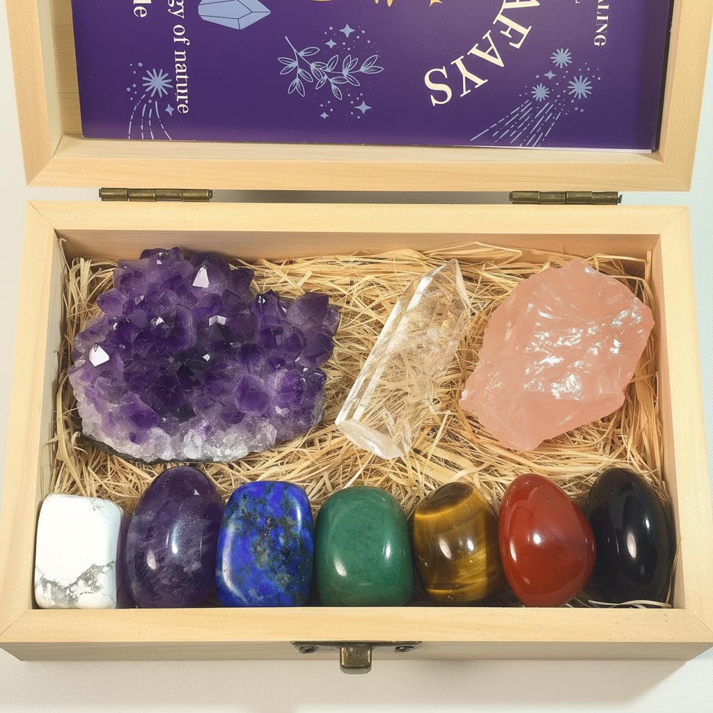 Premium Chakra Healing Crystals Collection - Mindful Comfort for the Treatment Journey