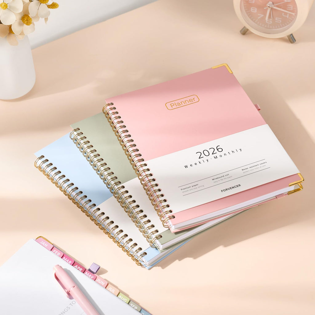 2026 Hardcover Planner - Command Center for Your Treatment Journey (Teal Marble, 8.5" x 11")