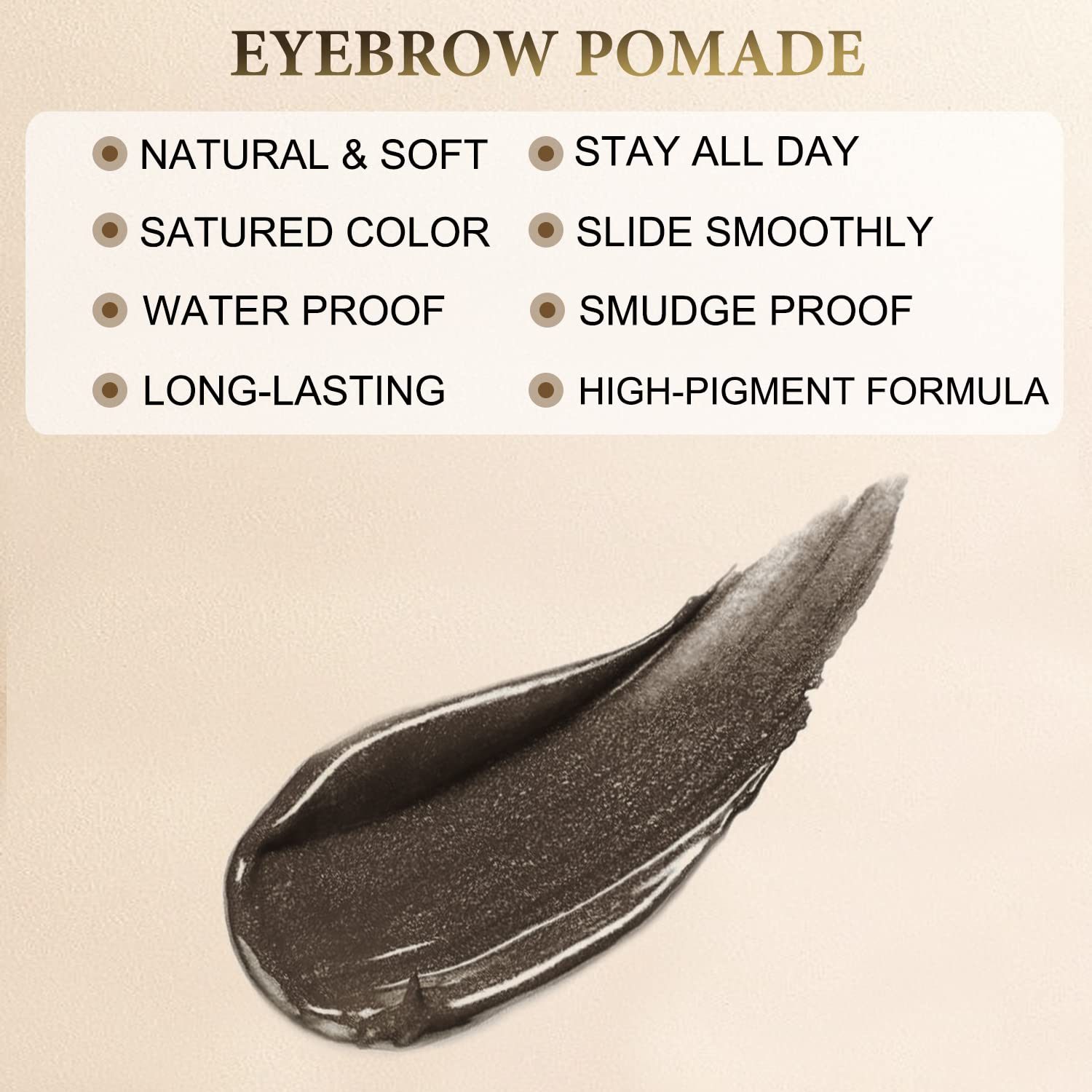 Complete Eyebrow Makeup Kit - Restore Confidence After Chemotherapy Hair Loss (Medium Brown)