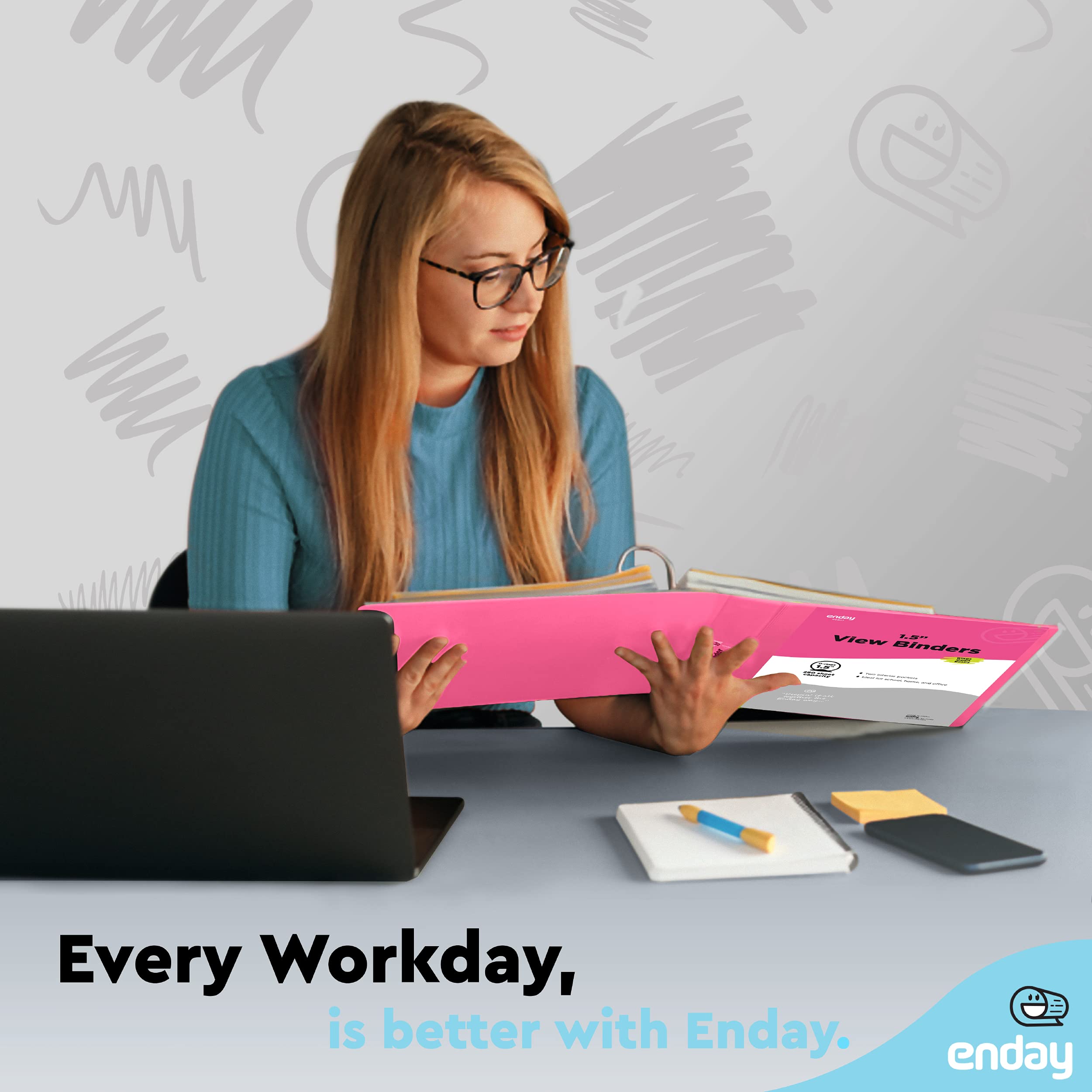 1.5-Inch Pink 3-Ring Binder - Your Empowered Patient Command Center