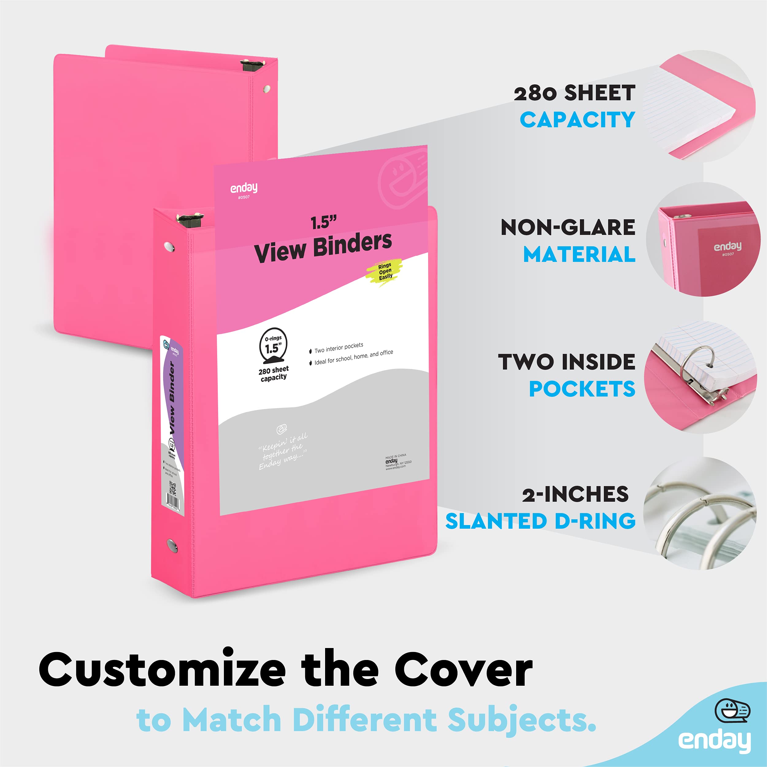 1.5-Inch Pink 3-Ring Binder - Your Empowered Patient Command Center
