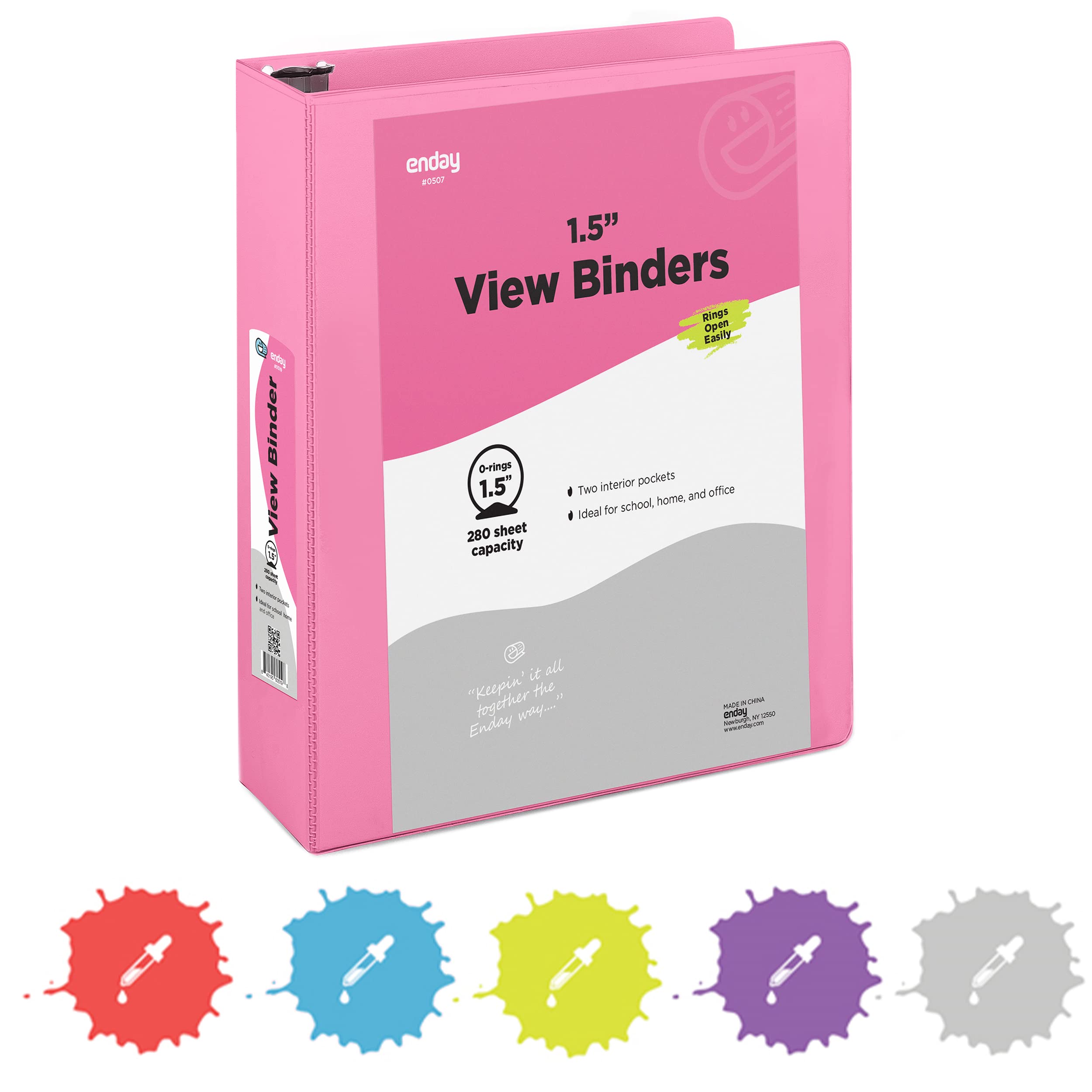 1.5-Inch Pink 3-Ring Binder - Your Empowered Patient Command Center