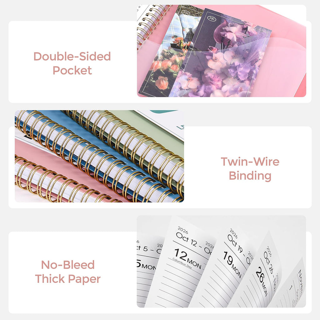 2026 Weekly & Monthly Planner - Dr. Troso's Top Pick for Treatment Organization (Light Pink, 8.5" x 11")