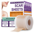 Silicone Scar Sheets, Medical Grade Silicone Scar Tape for Surgical, Hypertrophic, Keloid, C-Section, Burn, Old & New Scars, Reusable Professional Scars Removal Sheets (1.6"X 120" Roll-3M)