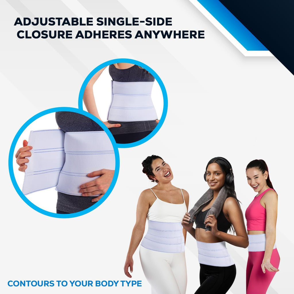 Abdominal Binder - Post-Surgical Support and Comfort (3-Panel, 9" High, Multiple Sizes)