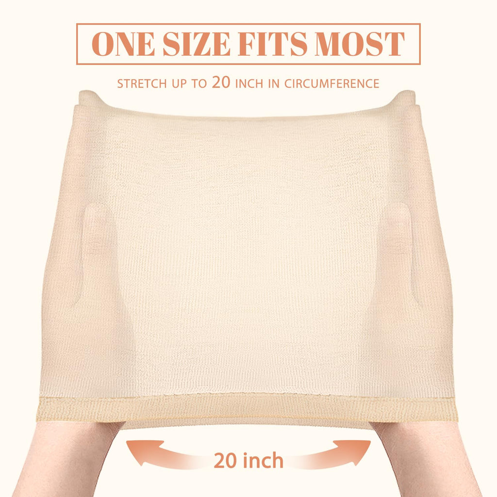 Nylon Wig Caps - Comfortable, Breathable Base for Chemotherapy Wigs (Beige, 20 Pack)