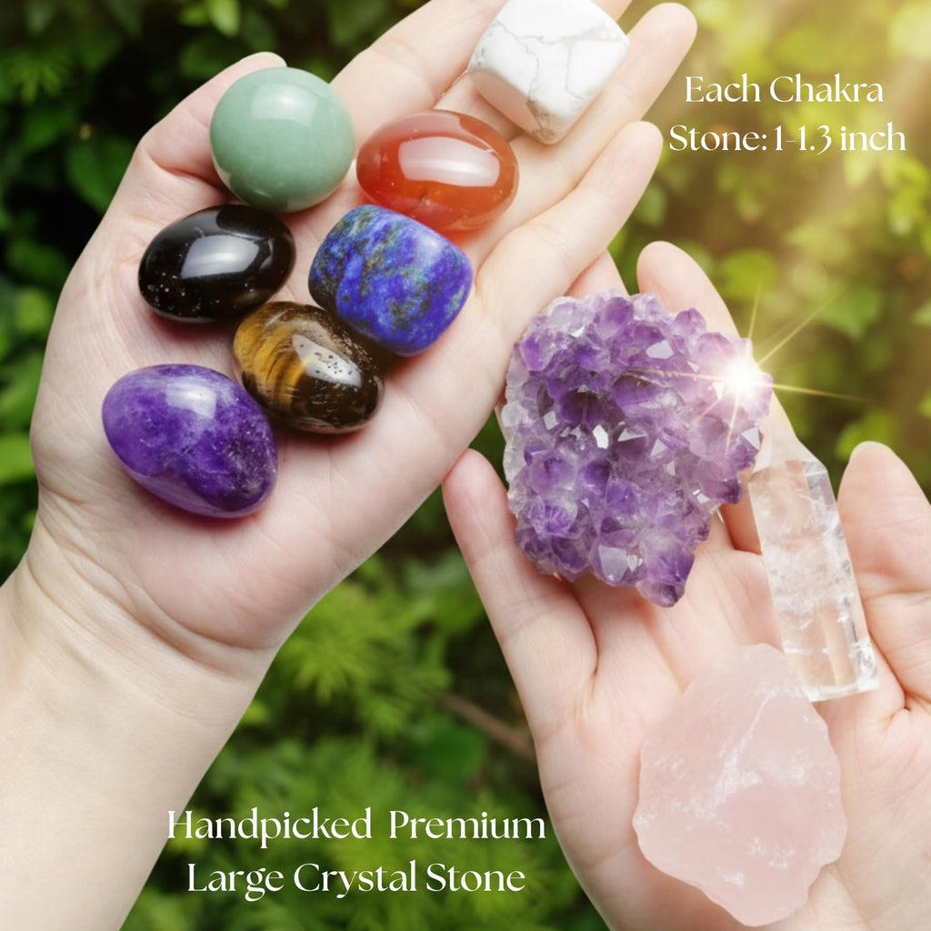 Premium Chakra Healing Crystals Collection - Mindful Comfort for the Treatment Journey