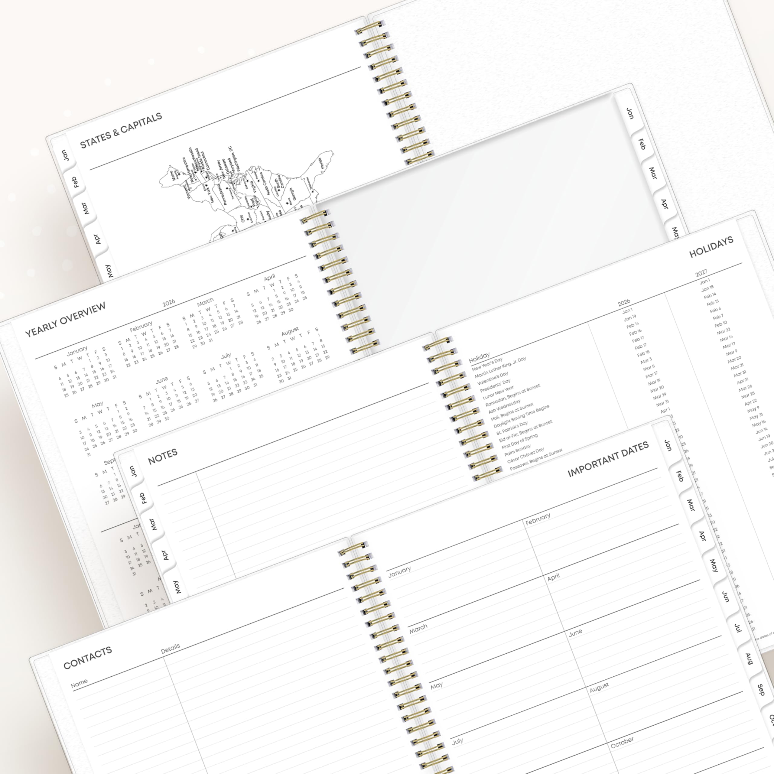 2026 Weekly & Monthly Planner - Organize Your Treatment Journey and Beyond (Light Blue with Flowers)