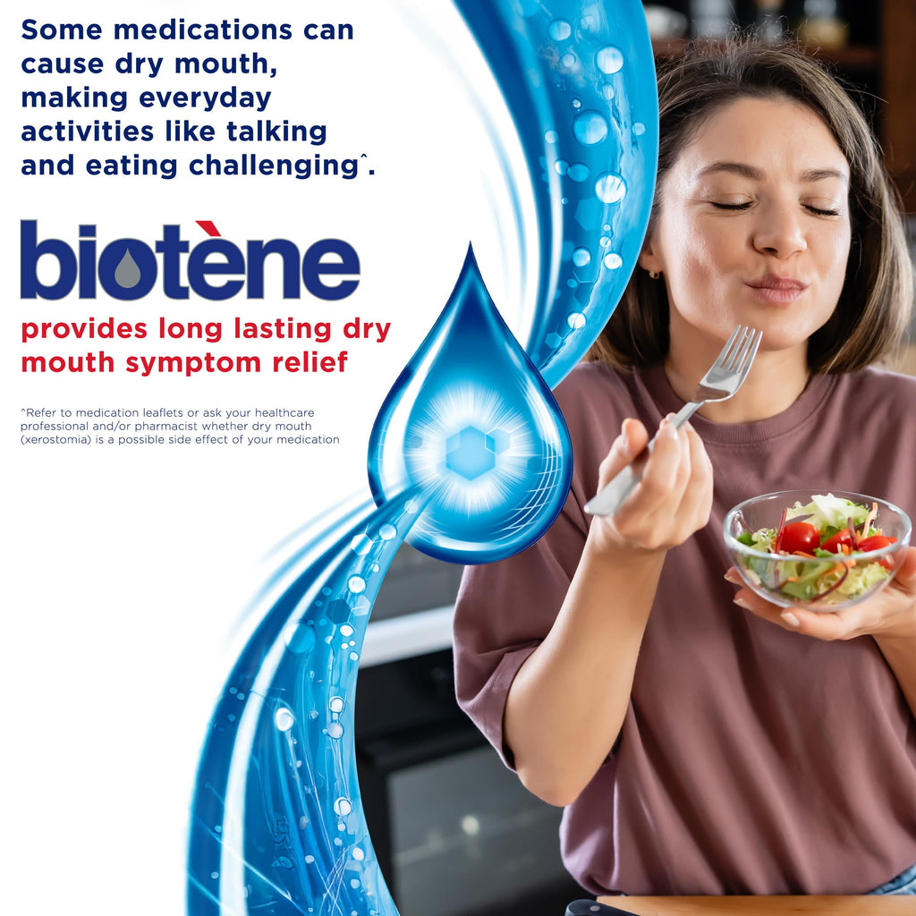 Biotène Dry Mouth Oral Rinse - Soothing Relief for Treatment Side Effects (Fresh Mint, 33.8 oz)