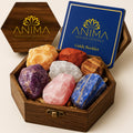 7 Chakra Crystals Healing Set - Mindful Comfort and Intention for the Treatment Journey