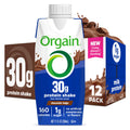 Orgain 30g High Protein Shake - Premium Nutrition for Muscle Preservation During Treatment (Chocolate Fudge, 12 Pack)