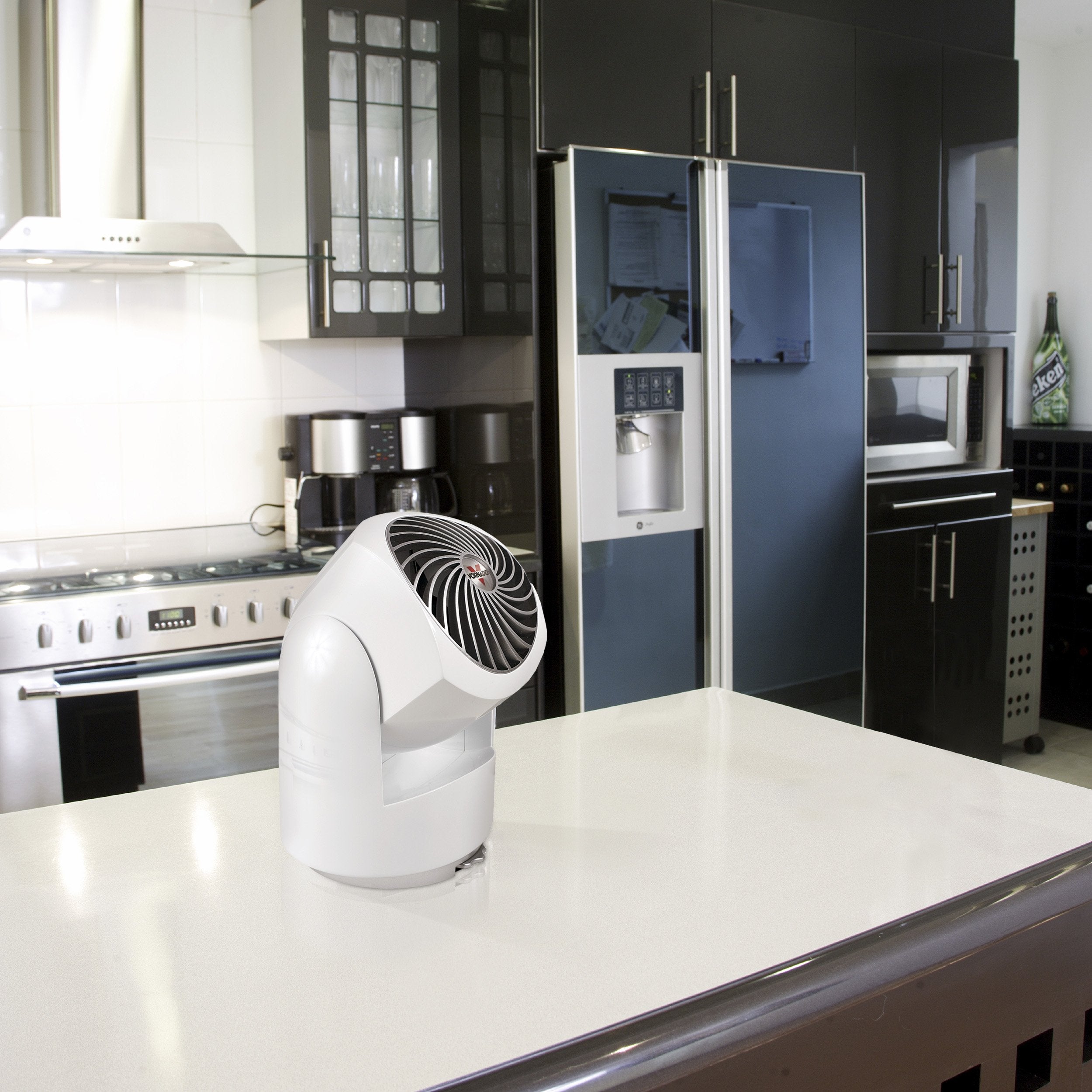 Vornado Flippi Compact Oscillating Fan - Combat Hot Flashes Anywhere (Ice White)